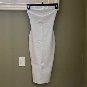 White Strapless Dress